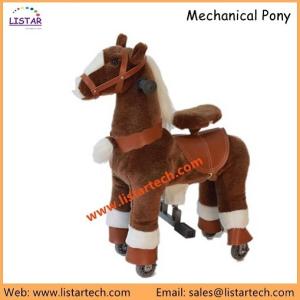 Quality High Quality! Children Ride on Horse Toy in Dark Brown, Rocking Horse Toy Pony for kids wholesale
