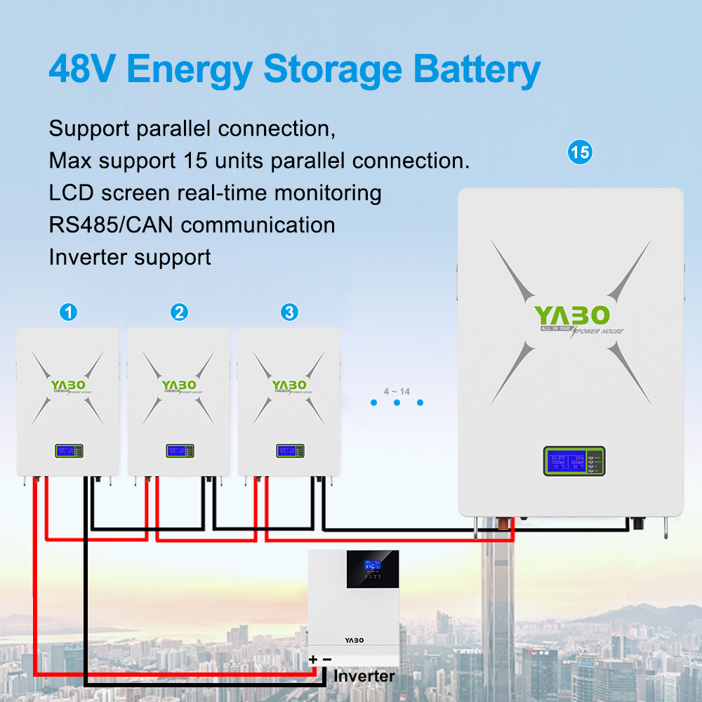 Powerwall Home Battery Backup 170Ah 200Ah 48v 100ah Lifepo4 Battery Pack