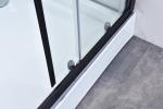 900x900x1900mm Bathroom Glass Cubicle Aluminum Frame
