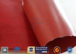 Removable Insulation Jacket 0.45mm Red Color 510g Silicone Coated Fiberglass