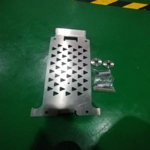 Quality 1mm High Precision Metal Cutting Parts Fireproof With Black Powder Coating wholesale