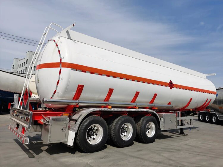 3 Axle 42000 45000 Liters Aluminum Carbon Steel Oil Tanker Fuel Tank Semi Trailer Oil Tank Truck Trailer