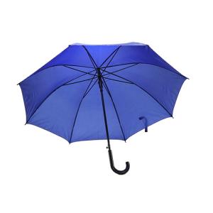 Quality J Handle Solid Color Umbrella With 8mm Metal Shaft wholesale