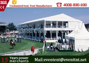 Quality Easy Installation pvc Two Floor Tent White , A Frame Marquee Party Tent With Flooring wholesale