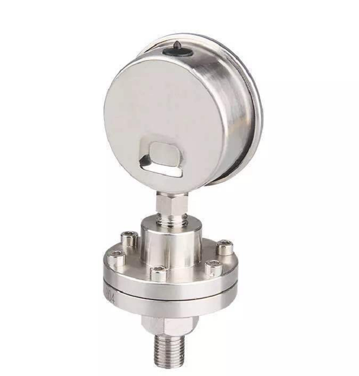 YTP-100 SS Pressure Gauge Shock Resistant 100mm 150mm Diaphragm Pressure Gauge