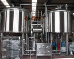 SUS 304 Craft Beer Brewing Equipment 2000L Brewing System With ISO CE Certificat