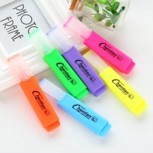 Quality Six Color Fluorescent Highlighter Pen Large Capacity Marker Pen Coloring Marking wholesale