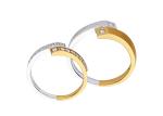 Daily Wearing Any Occasion size 9.5g Customised Couple Ring