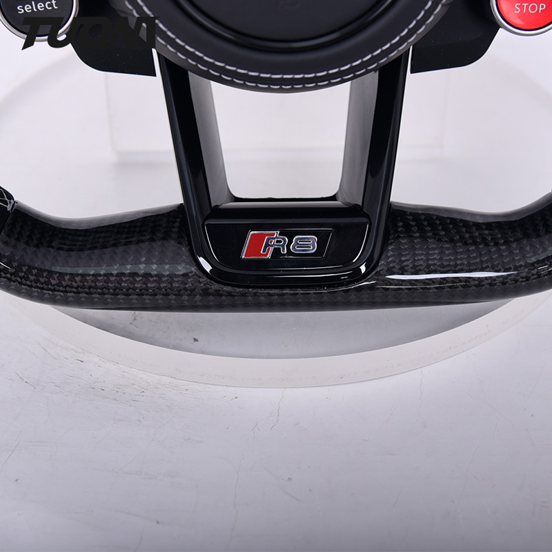 Upgrade Audi TTRS Carbon Fiber Steering Wheel Real Custom