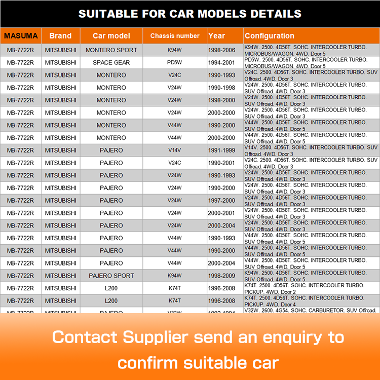 Adjustable Ball Joint MR162698 MB831038 MR208664 for MITSUBISHI MONTERO Japanese Car Model