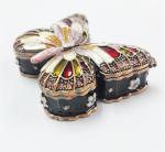 Cute butterfly shape custom portable nice hot sale jewelry box