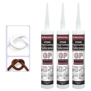 Quality Transparent GP Acetic Silicone Sealant For Kitchen Multipurpose wholesale