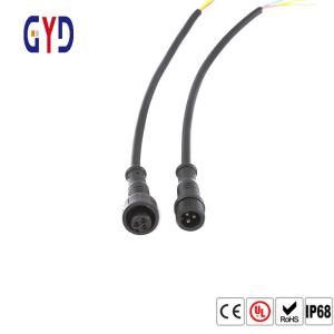 Quality Mini 2 3 Pin Waterproof Data Connector Pvc Male And Female Plug wholesale