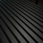 Polyester Felt Natural Wood Slat Acoustic Panel For Residential Interiors