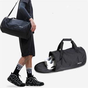 Quality 250MM Basketball Training Black Nylon Travel Gym Bag Duffle Gym Fitness wholesale