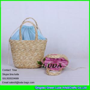 Quality LUDA fashion wholesale handmade wheat straw beach bags handbag wholesale