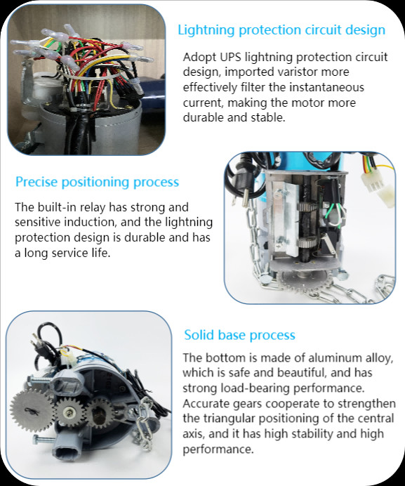 Ac 220V Electric Rolling Shutter Motor Single Phase 600Kg