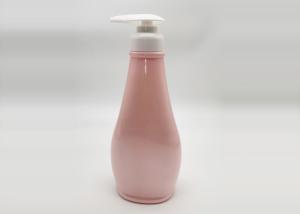 Quality 500ml Round PET Plastic Cosmetic Bottles With Lotion Pump wholesale