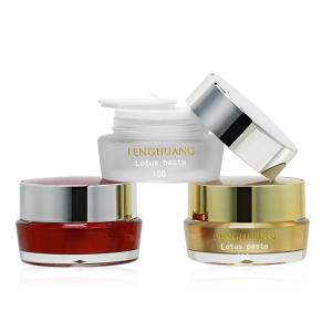 Quality OEM 10g Acrylic Double Wall Jar With Cap Customizd Logo wholesale
