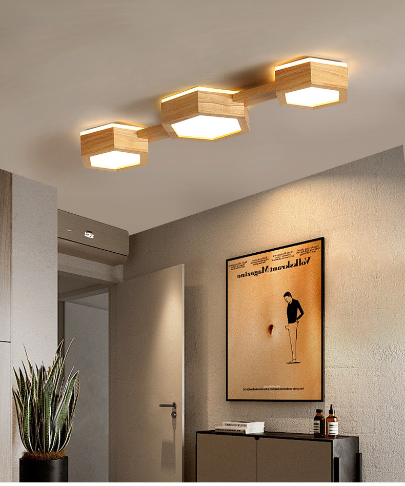 Japanese LED Corridor Lamp Modern Entrance Hall Hallway Lustres Nordic Creative Cloakroom Ceiling Lights(WH-WA-49)