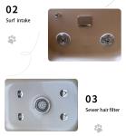 Luxury Indoor Dog Bath Tub Constant Temperature Acrylic Dog Grooming Bathtub
