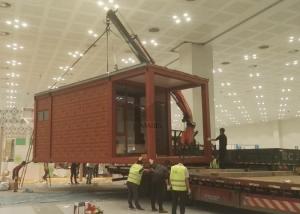Quality Portable Light Steel Structure Prefab Mobile Homes Wooden Appearance wholesale