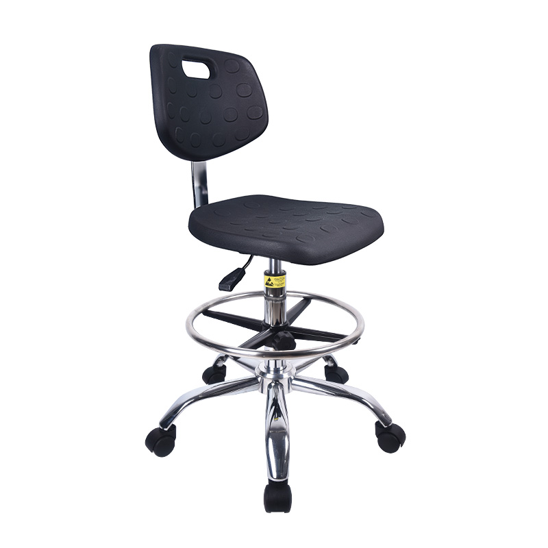 Industry PU Chairs Anti-Static Lab Chair With Adjustable Height And Backrest For School And Workshop Production Line