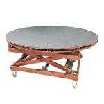 Portable Electric Revolving Stage Lift Platform Heavy Duty Metal Rack