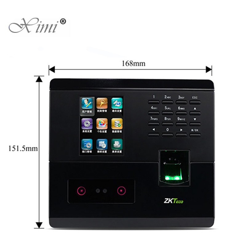 Biometric Time Attendance ZKUF200 13.56MHz Card And Access Control System TCP/IP Communication Access Controller