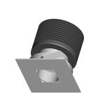 Commercial hotel square spotlight/wall washer light 7w 560lm 15º/25º/38°