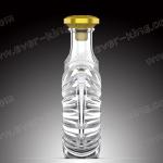 Customized Clear Super Flint Glass Spirit Bottle