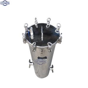Stainless steel cartridge filter housing with cartridge PP/PE/PTFE/metal cartridge 0.1 micron