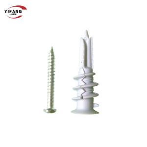 Quality 19-42mm length ceiling drywall anchor plastic screw fastener DIN Standard wholesale