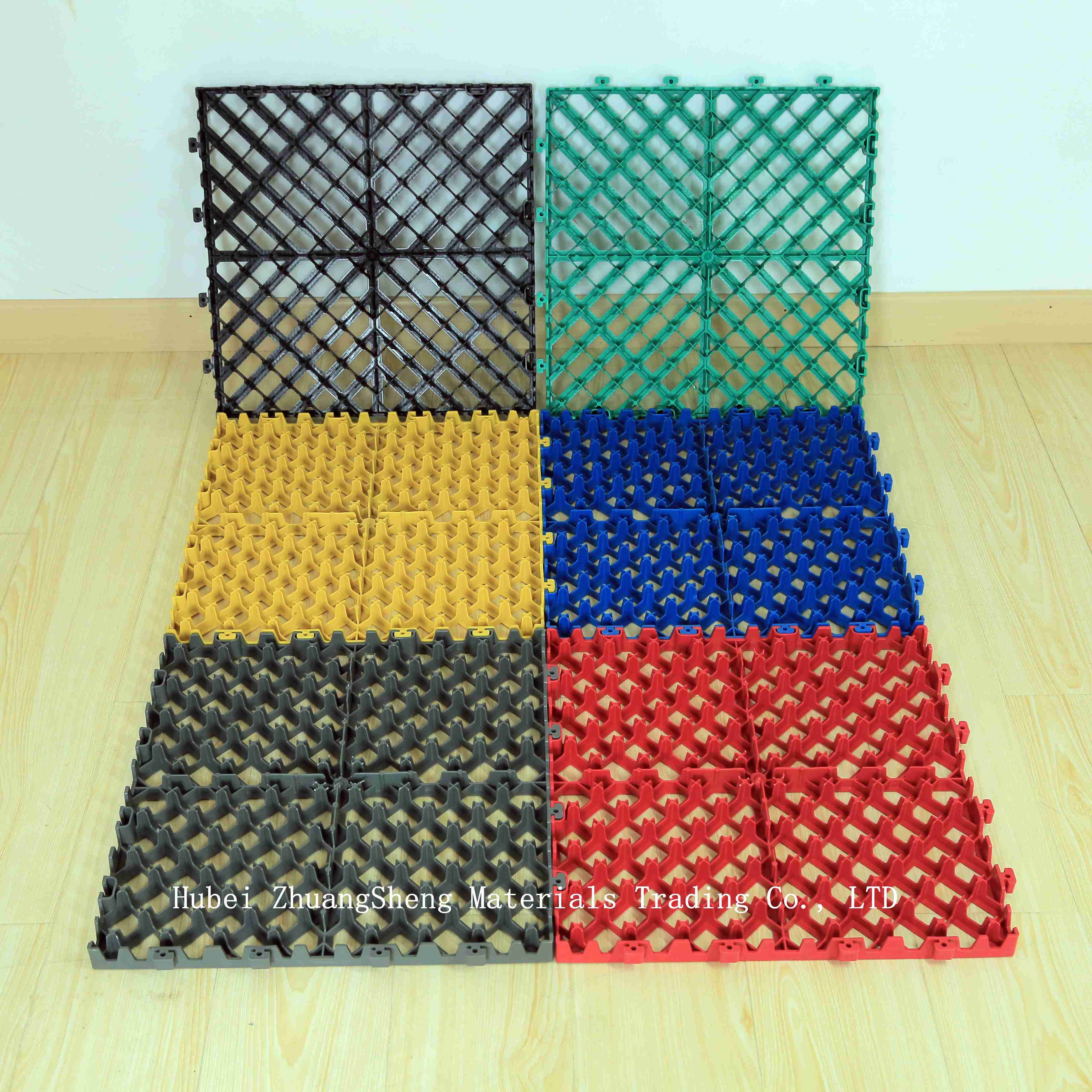 2.8mm Plastic Permeable Floor / Car Wash Grille Floor / Corrugated Plastic Floor Protection Sheets Board