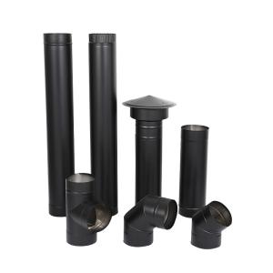 Quality Swivel Elbow Single Wall Stove Pipe Sets Galvanized SUS304 SUS316 Material wholesale
