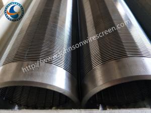 Quality 304 Water Well Screen Pipe , Johnson Wound Screen Convenient Operation wholesale