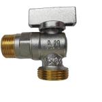 NPT Thread faucet Angle Valve Chrome Angle Stop Valves 3/8inch
