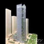 Aedas 1/200 Shenzhen Qianhai Financial Holdings Building Conceptual Model/
