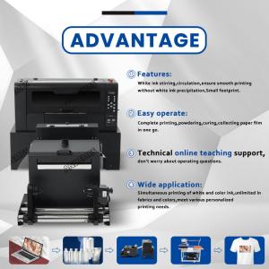 Quality 140KG DTF Printer Double Head XP600 Powder Shaker Oven Direct to PET Film Inkjet Printer wholesale