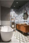 Ceramic Floral Pattern Decorative Exterior 300*300mm Bathroom Wall Tile