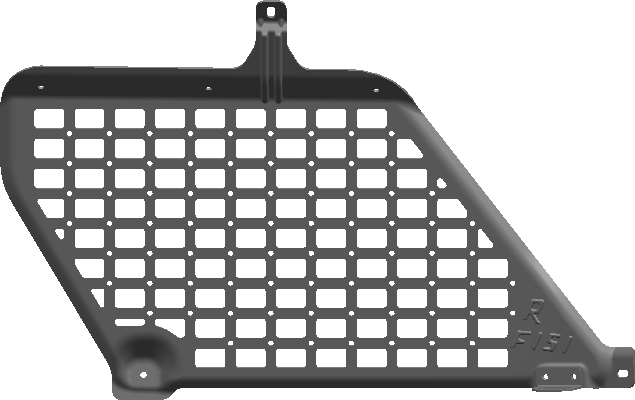Jeep Toyota Car Trunk Shelf with Aluminum Extrusion Luggage Storage Off-Road