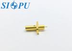 SMP Limited Escapement Plug Microstrip RF Connector Flange Mounted