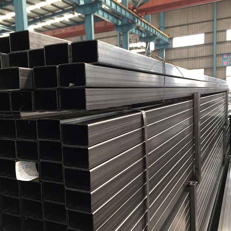 Square ERW 65x65 10 x 10 Carbon Steel Tube with Holes 80 x 80 Certified by ISO9001