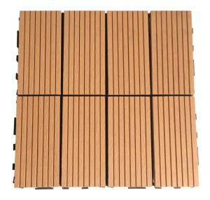 Quality Garden Balcony Wood Plastic Composite WPC Flooring Tiles For Terrace 12ft wholesale
