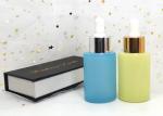 Customized Paint Color Serum Facial Oil Glass Dropper Bottle 30ml