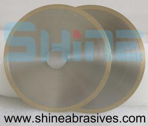 Quality Carbon Steel CNC Flute Gash Grinding Wheels Cylindrical For Max Load 50N wholesale