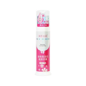 Quality Press Pump Toothpaste Cherry Blossom Flavor for Adults Teeth Whitening and Oral Care wholesale