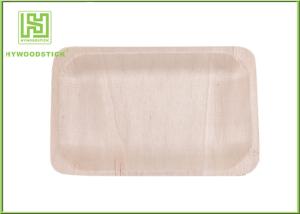 Quality 100% Natural Sustainable Disposable Wooden Plates Wood Dinner Dishes Well Polished wholesale