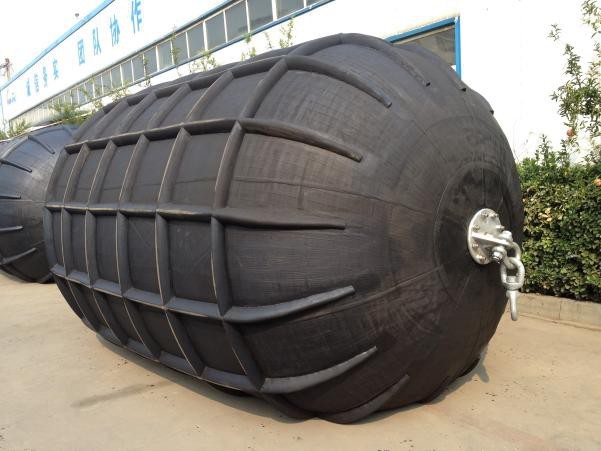 Water Air Mixed Flaoting Inflatable Submarine Fenders Sling Type