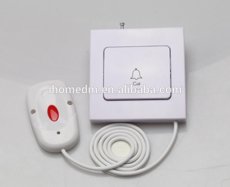 Wireless patients button and nurse station indicate lights display panel